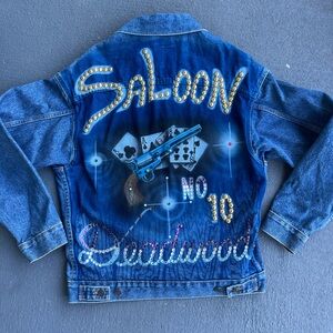 Vintage 1980’s “Alamo Style” Deadwood Saloon Studded Gambling 80’s Vintage Small